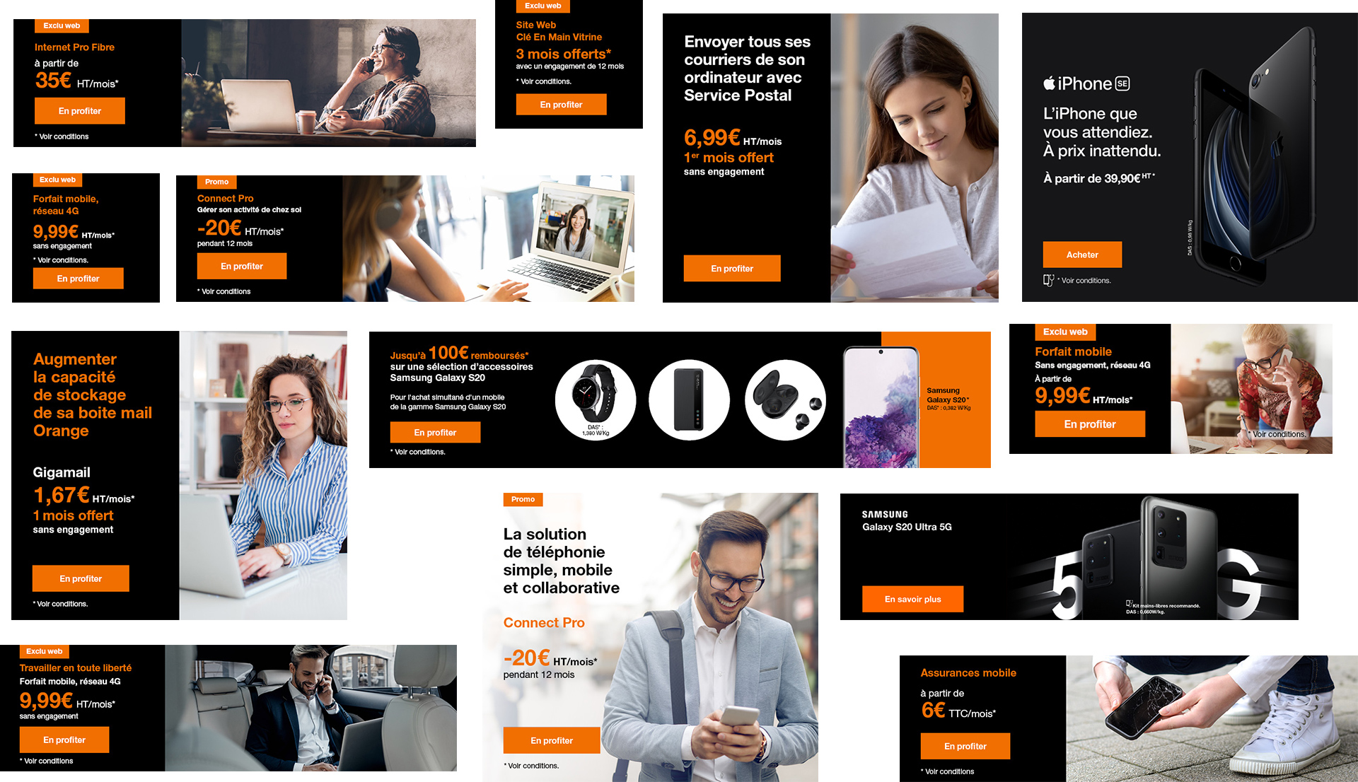 Orange Pro - Opération web Boutique 2019 2020